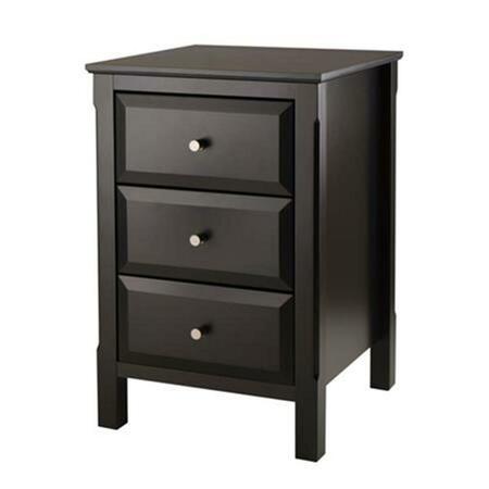 WINSOME TRADING Timmy Accent Table- Black 20315